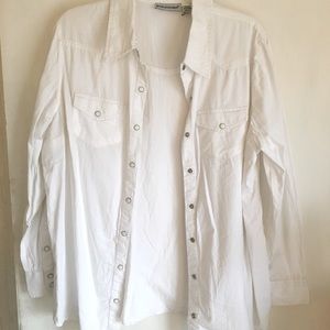 White western style shirt